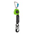 Safewaze Latitude 6' Single Web SRL: Alu Carabiner, Alu Snap Hook 019-5049